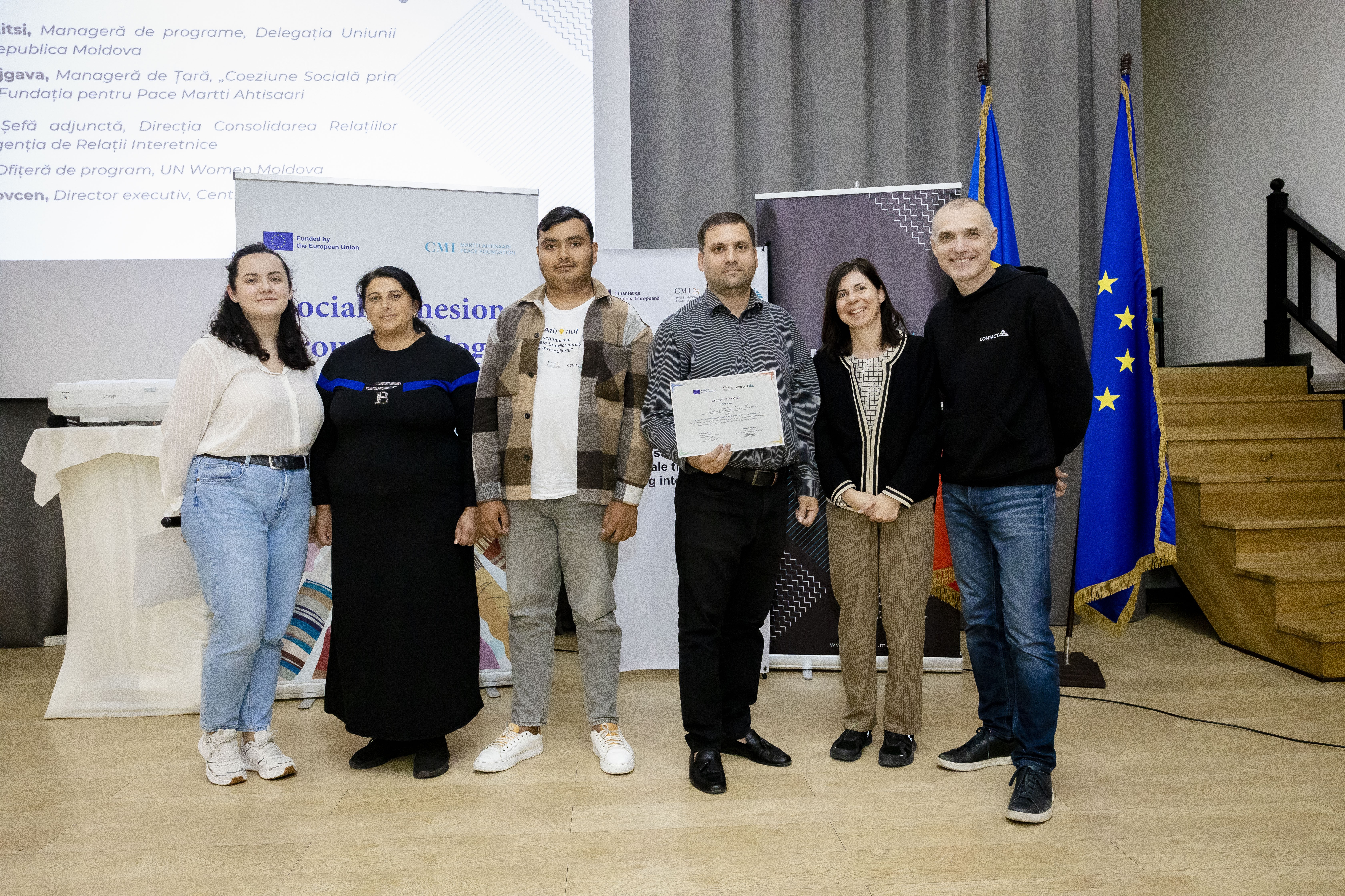 Uniunea Europeană susține inițiativele locale ale tinerilor din Republica Moldova care transformă comunități și generează soluții pentru dialog intercultural