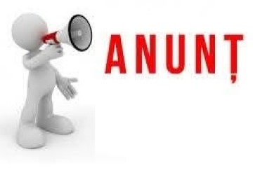 ANUNȚ DE RECRUTARE