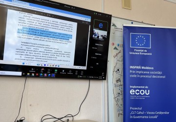 Proiectul de Lege privind participarea publică în procesul decizional în vizorul societății civile din Cahul